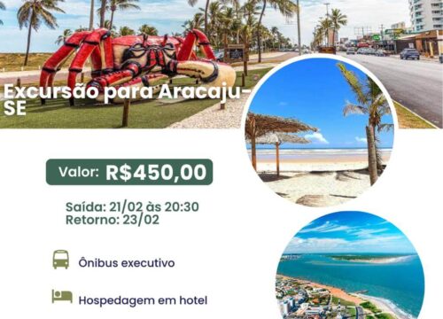 Excursão para Aracaju